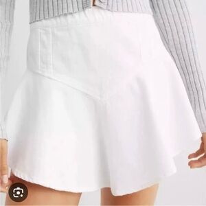 Aerie Circle Denim Skirt